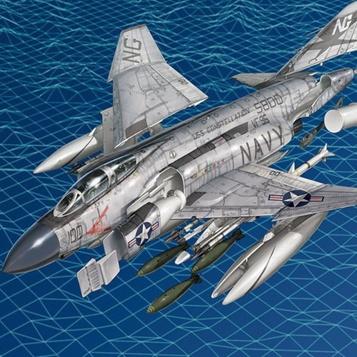 아카데미과학 1/72 미해군 F-4J 쇼타임 100 MCP 12515A