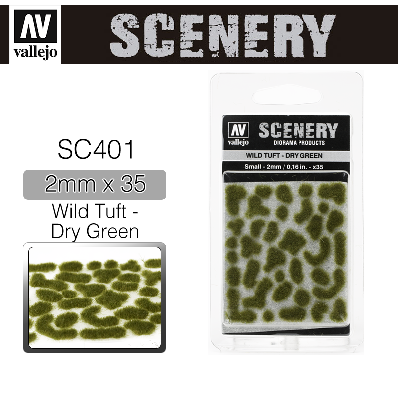 바예호 시너리 Wild Tuft - Dry Green SC401