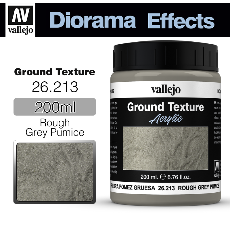 바예호 Ground Texture Rough Grey Pumice 26213
