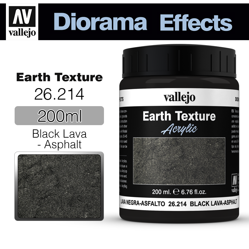 바예호 Earth Texture Black Lava - Asphalt 26214