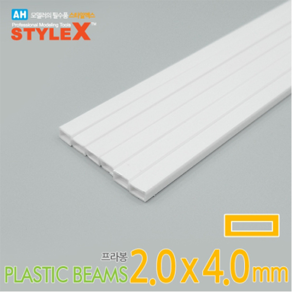 스타일엑스 STYLEX 프라봉 직사각형파이프 2.0X4.0mm(6개입) DM269