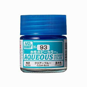 군제 아크릴도료 Aqueous 수성도료 클리어 블루 유광 H093