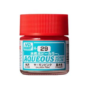 군제 아크릴도료 Aqueous 수성도료 살몬 핑크 유광 H029