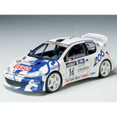 24221 타미야 프라모델 1/24 Peugeot 206 WRC 1999 푸조 206 WRC