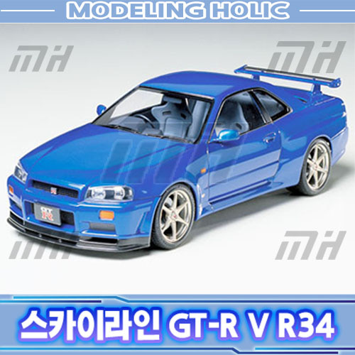타미야 24210 1/24 닛산 스카이라인 GT-R V 스펙 R34 Nissan Skyline GTR V Spec R34 1999