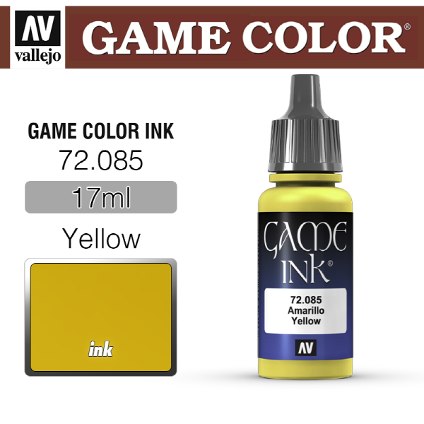 바예호 게임컬러 (잉크) Yellow Ink 72085