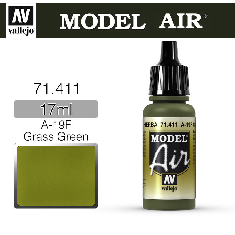 바예호 모델에어 A-19F Grass Green 71411