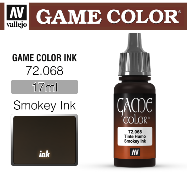 바예호 게임컬러 (잉크)17ml Smokey Ink 72068
