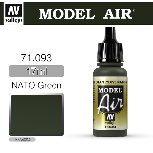 바예호 모델에어 17ml NATO Green 71093