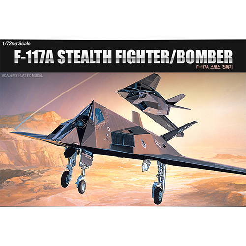 아카데미과학 1/72 미공군 F-117A 스텔스 전투폭격기 12475