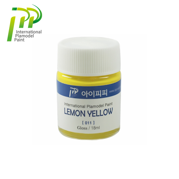 아이피피 IPP 락카도료 레몬 옐로우 유광 18ml 011