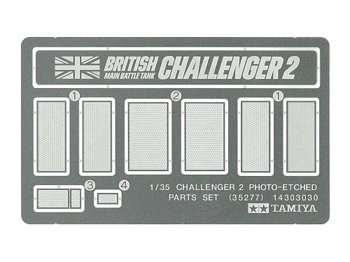 타미야 1/35 Challenger II Photo-Etched Parts 35277