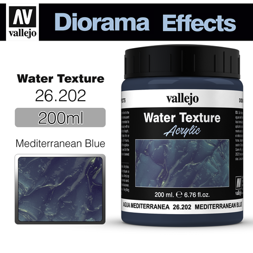 바예호 디오라마 재료 Water Texture Mediterranean Blue 지중해 바다색 26202