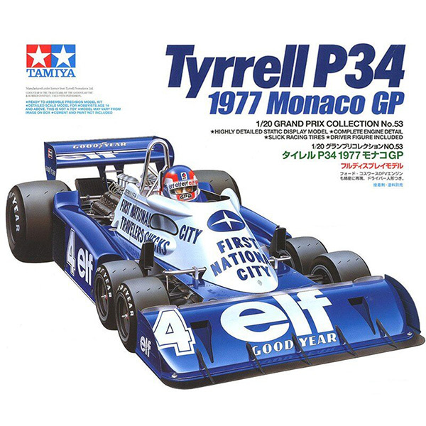 타미야 1/20 타이렐 P34 1977 모나코 GP 20053