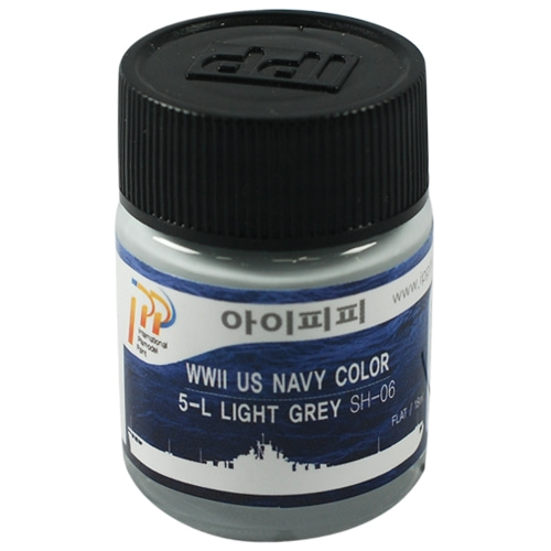 [IPP도료] 5-L LIGHT GREY 18ml 무광 (미 대전) [SH-06] 아이피피 락카 도료