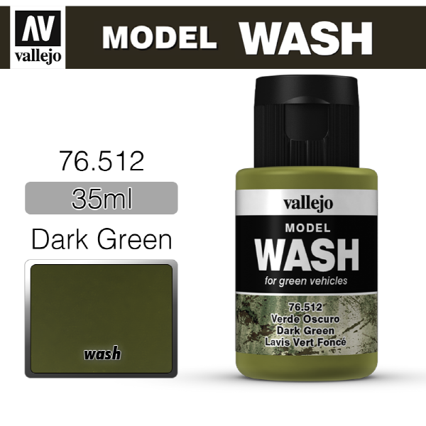 바예호 모델워시 35ml 76512 Dark Green Wash