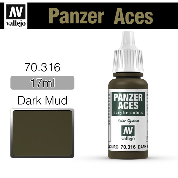바예호 Panzer Aces 17ml Dark Mud 70316