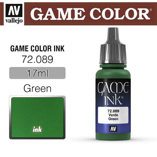 바예호 게임컬러 (잉크) Green Ink 72089