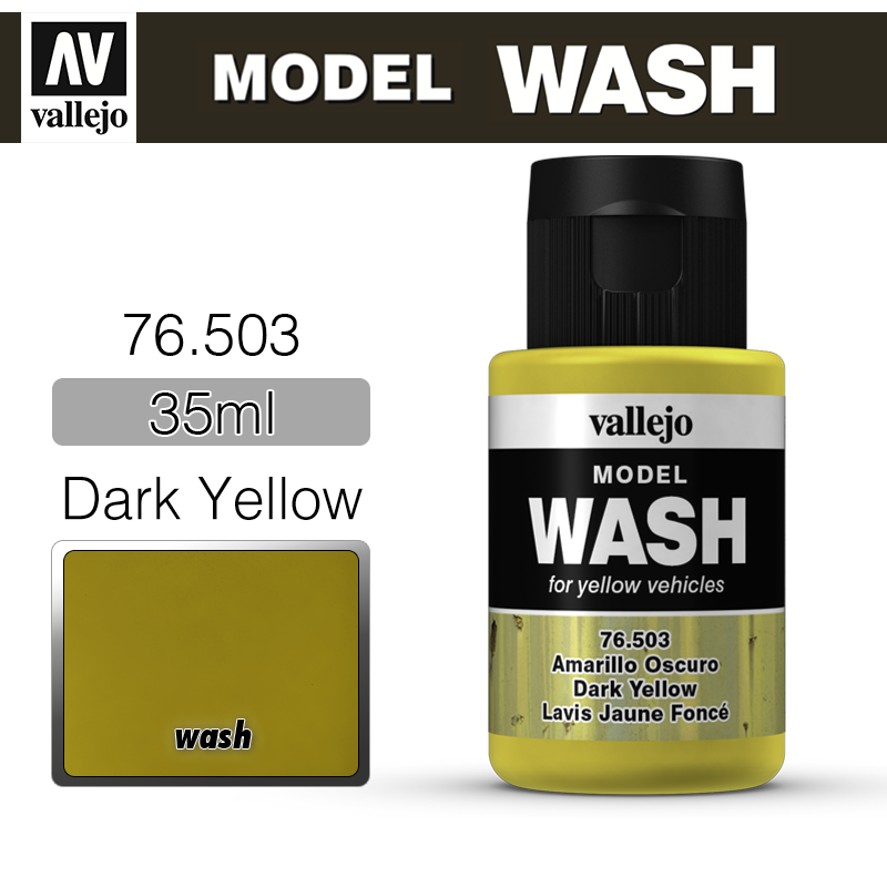 바예호 모델워시 35ml 76503 Dark Yellow Wash