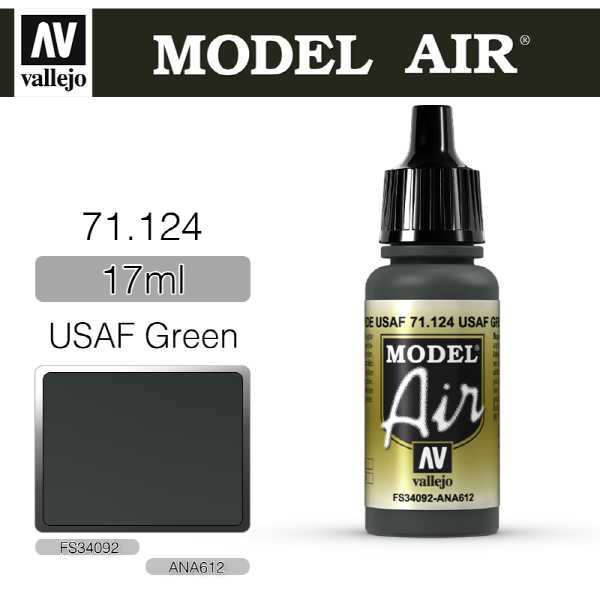 바예호 모델에어 17ml USAF Green 71124