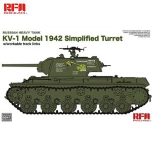 라이필드 RFM CRM5041 1/35 KV-1 1942년형 - 연결식 트랙 포함