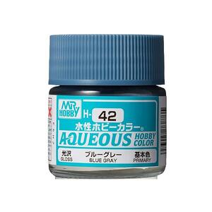군제 아크릴도료 Aqueous 수성도료 블루 그레이 유광 H042