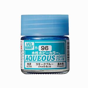 군제 아크릴도료 Aqueous 수성도료 스모그 블루 유광 H096